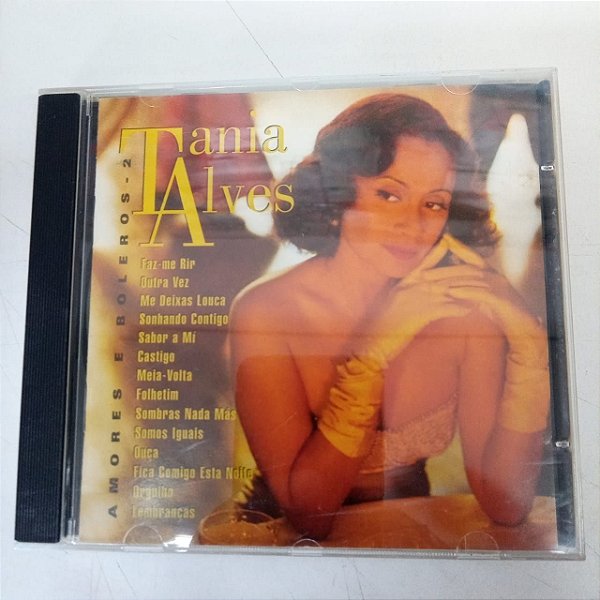 Cd Tãnia Alves - Amores e Boleros Vol.2 Interprete Tânia Alves (1996) [usado]