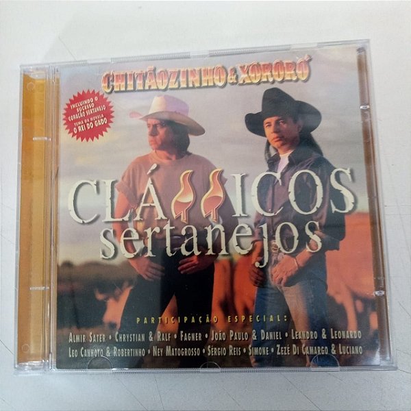 Cd Chitãozinho e Xororo - Clássicos Sertanejos Interprete Chitãozinho e Xororo [usado]