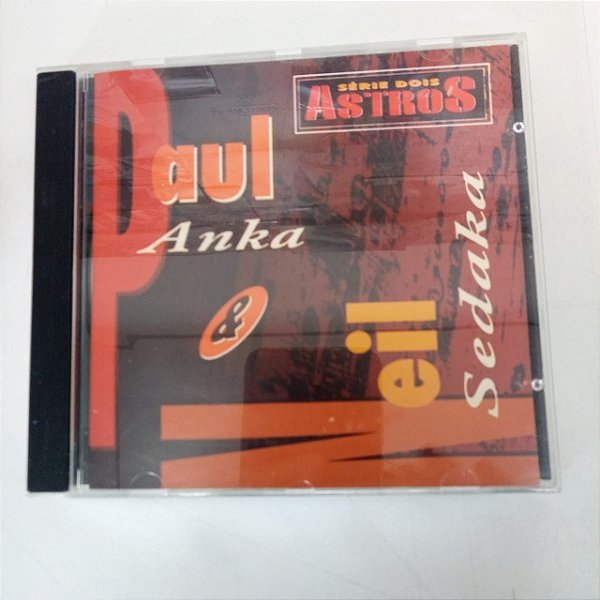 Cd Paul Anka And Neil Sedaka -série Dois Astros Interprete Paul Anka And Neil Sedaka (1983) [usado]