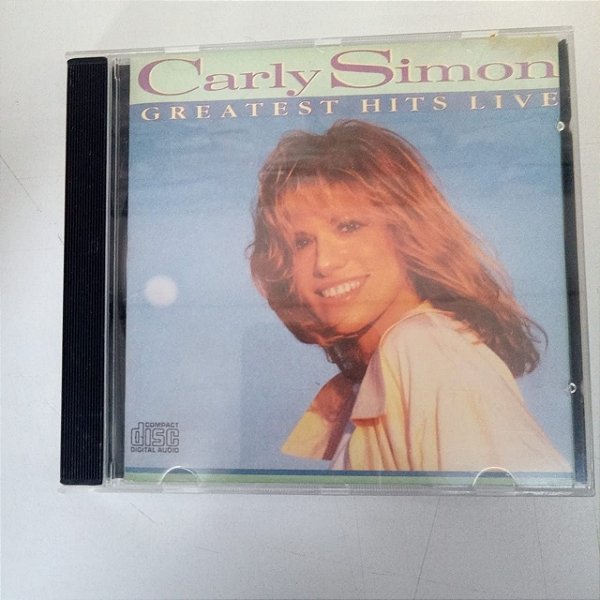 Cd Carly Simon - Greatest Hits Live Interprete Carly Simon (1987) [usado]