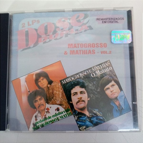 Cd Matogrosso e Mathias Vol.2 - 2 Pls Dose Dupla Interprete Matogrosso e Mathias (1978) [usado]