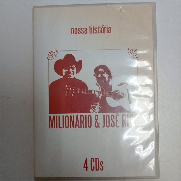 Cd Milionário e José Rico - Nossa Históra/ Box com Quatro Cds Interprete Milionário e José Rico (2009) [usado]