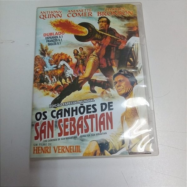 Dvd os Canhões de San Sebastian Editora Henri [usado]