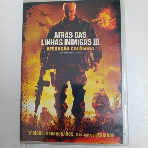 Dvd Atras da Linhas Inimigas Iii - Operação Colombia Editora Tim Matheson [usado]