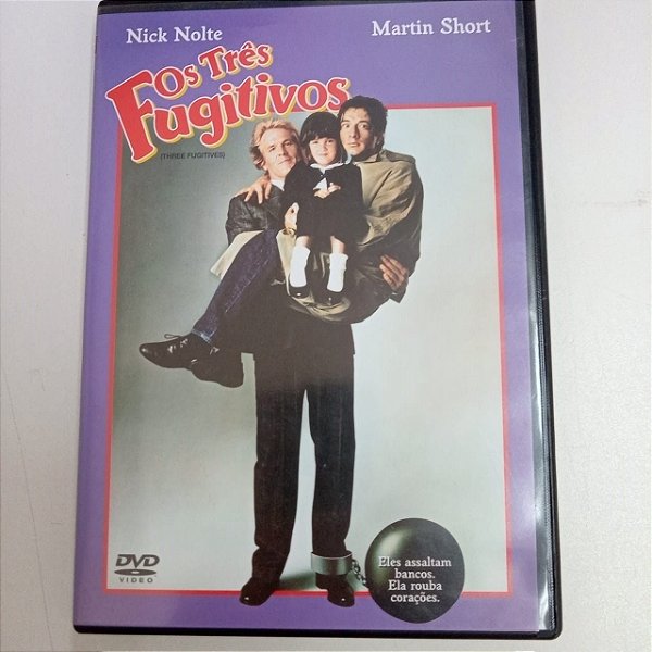 Dvd os Três Fugitivos Editora Francis Veber [usado]