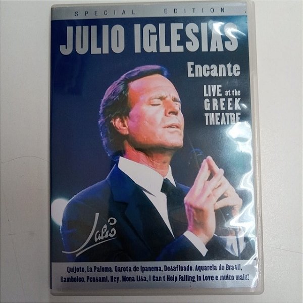 Dvd Julio Iglesias - Encante Editora Julio Iglesias [usado]