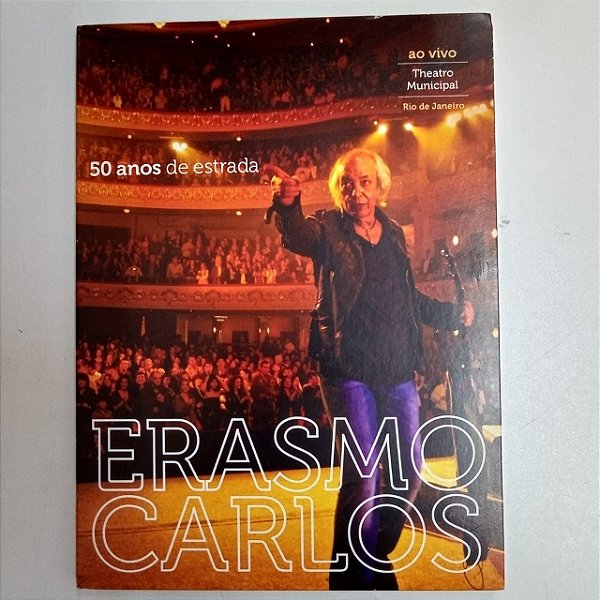 Dvd Erasmo Carlos - 50 Naos de Estrada Editora Léo Esteves [usado]