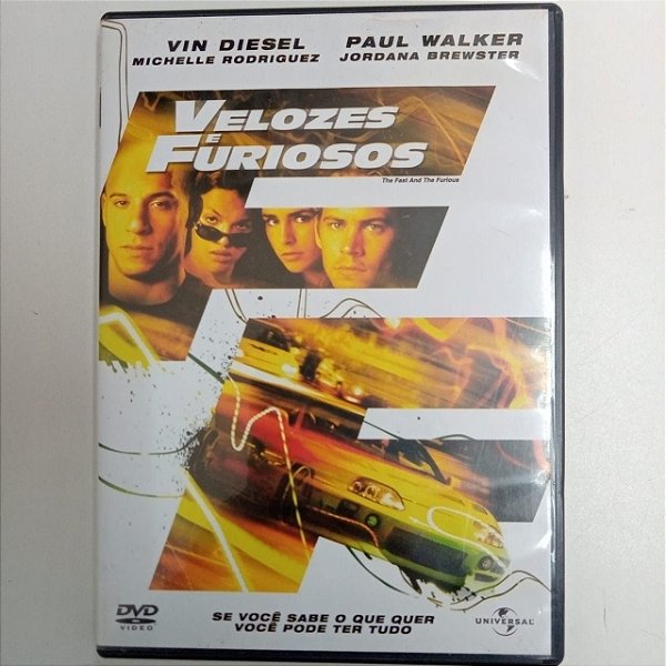 Dvd Velozes e Furiosos Contem Dois Dvds Editora Rob Cohen [usado]