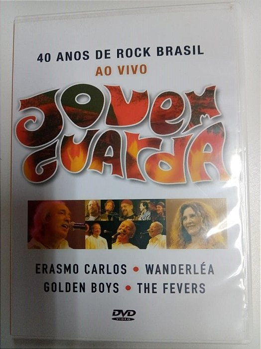 Dvd 40 Anos de Rock Brasil ao Vivo - Jovem Guarda Editora Claudio Rabello [usado]