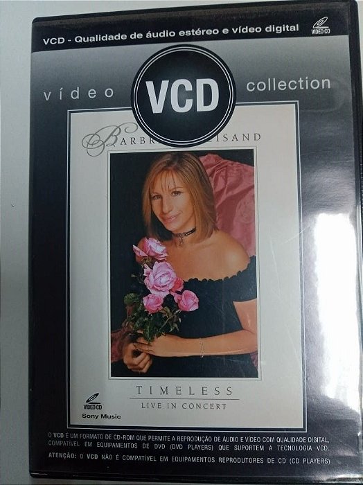 Dvd Barbra Streisand - Live In Concert Album com Dois Dvds Editora Barbra Streisand [usado]