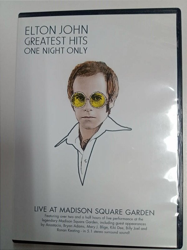Dvd Elton 60 - Live At Madison Square Garden/ Box com Dpois Discos Editora David Mallet [usado]