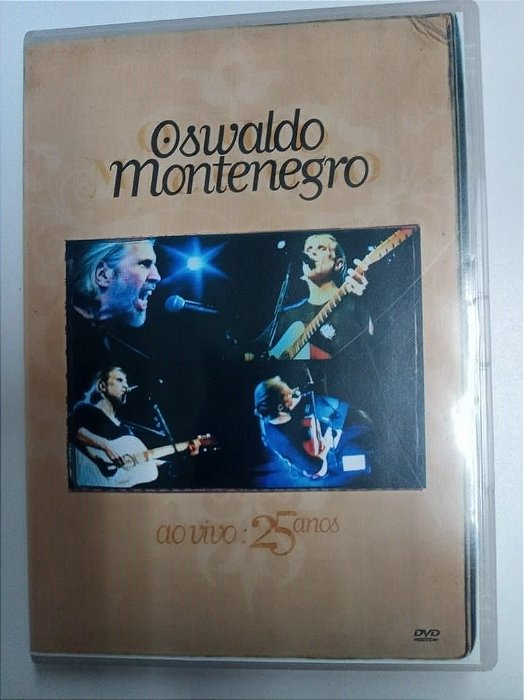 Dvd Oswaldo Montenegro - ao Vivo: 25 Anos Editora Lui Coimbra [usado]