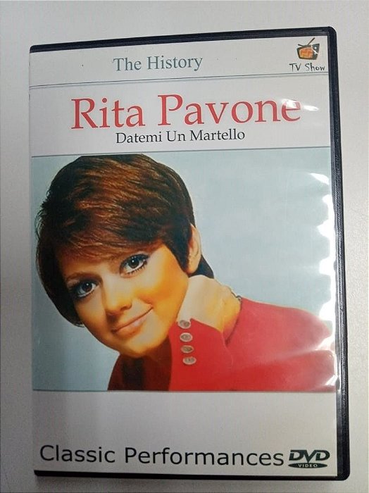 Dvd Rita Pavone - Datemi Un Martello Editora Top Music [usado]