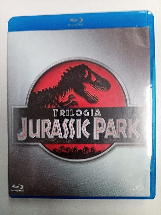Dvd Jurassic Park - Trilogia Box com Tres Blue- Rays Disc Editora Steve Spielberg [usado]