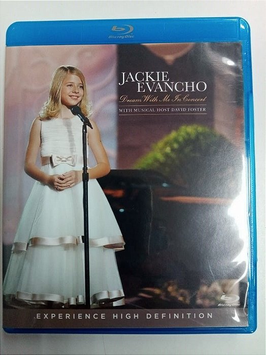 Dvd Jachie Evancho - Dream With Me In Concert Blue-ray Disc Editora David Foster [usado]