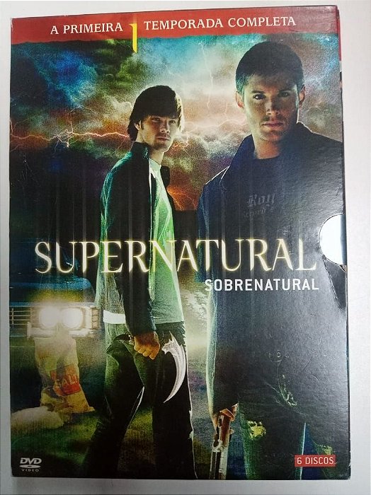 Dvd Supernatural Sobretnatural - Primeira Temporada Completa com Seis Dvds Editora [usado]