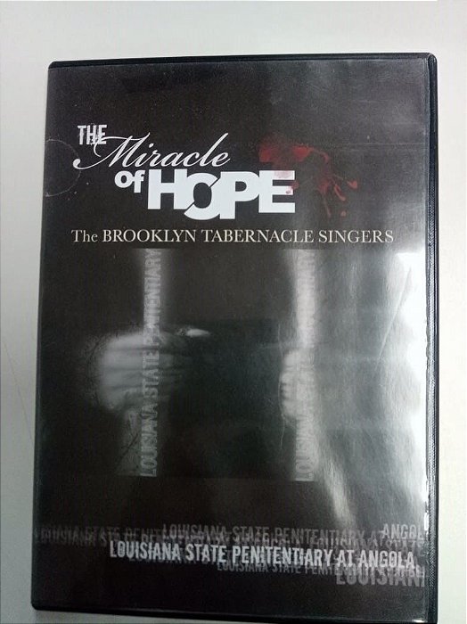 Dvd The Miracle Of Hope - The Brookliyn Tabernacle Sngers Editora Jim e Carol Cymbala [usado]