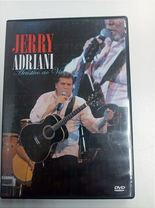 Dvd Jerrry Adriani Acústico e ao Vivo Editora Edu Mansur [usado]