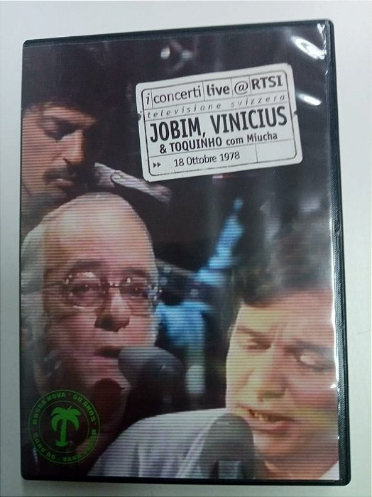 Dvd Jobim , Vinicius e Toquinho Editora Coqueiro Verde [usado]