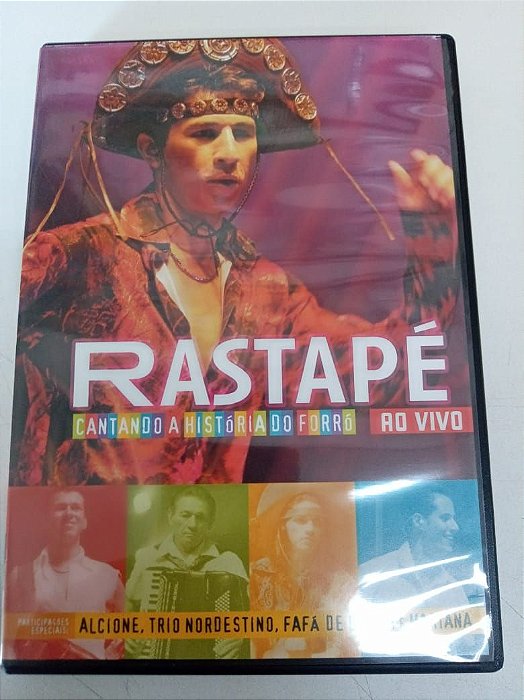 Dvd Grupo Rasta - Pé - Cantando a Historia do Forro ao Vivo Editora Drico Mello [usado]