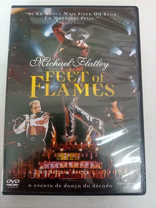 Dvd Michael Flatley - Feet Of Flames Editora David Mallet [usado]
