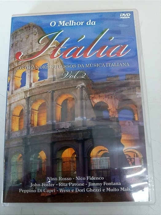 Dvd o Melhor da Itália - os Grandes Sucessos da Música Italiana Vol.2 Editora [usado]