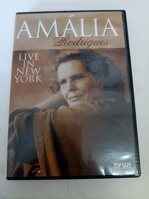 Dvd Amália Rodrigues - Live In New York Editora Amalia [usado]