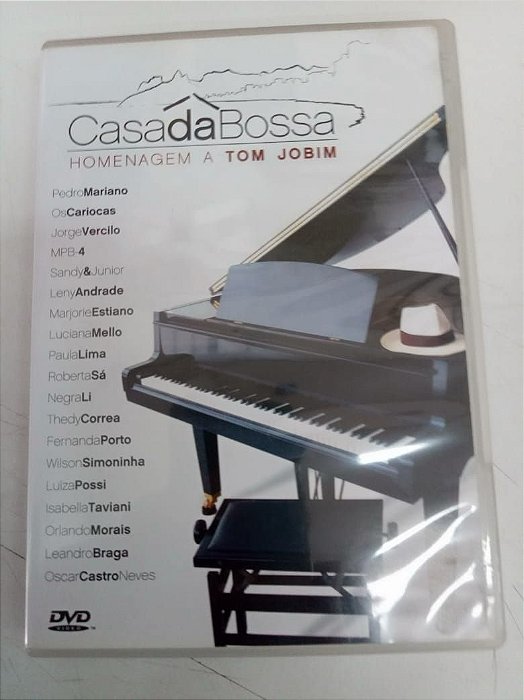 Dvd Casa da Bossa - Homenagem a Tom Jobim Editora Otávio Moraes [usado]
