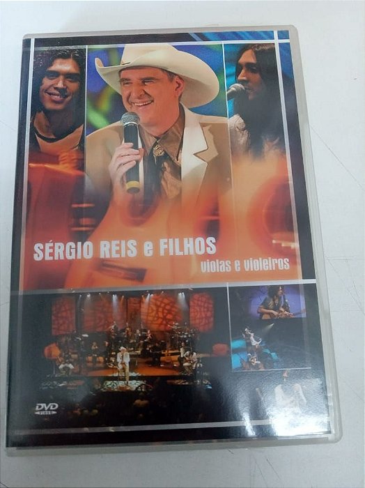 Dvd Sergio Reis e Filhos - Violas e Violeiros Editora Ana Maria T. Mendez [usado]
