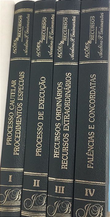 Livro Ações e Recursos- 4 Volumes Autor Guimarães, Acelino P. (1992) [usado]