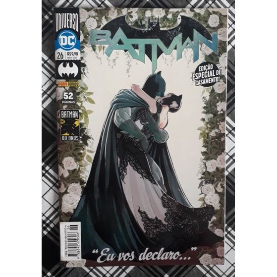 Gibi Batman Nº 26 - Edição Especial de Casamento! Autor Batman Nº 26 - Eu Vos Declaro... (2019) [usado]