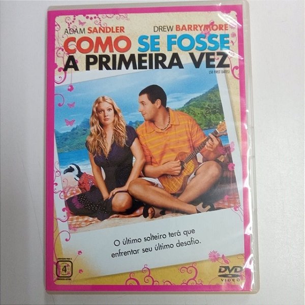 Dvd Como Se Fosse a Primeira Vez Editora Peter Segal [usado]
