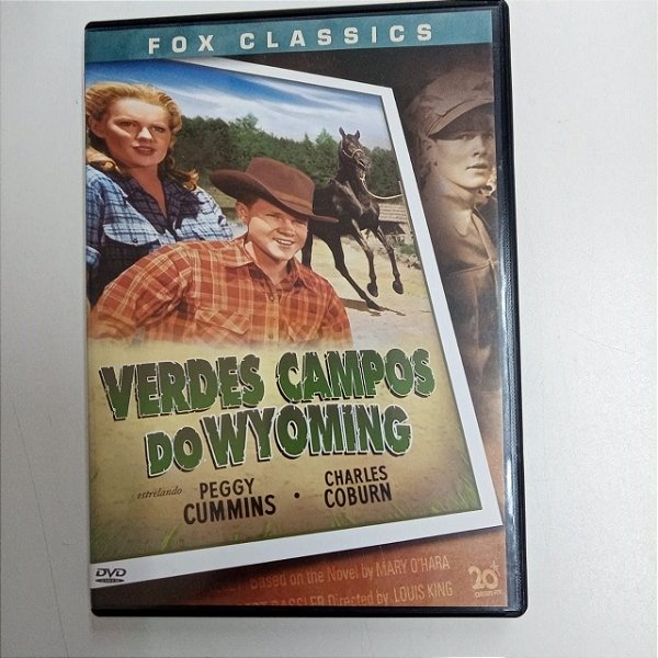 Dvd Verdes Campos do Wyomming Editora Louis King [usado]