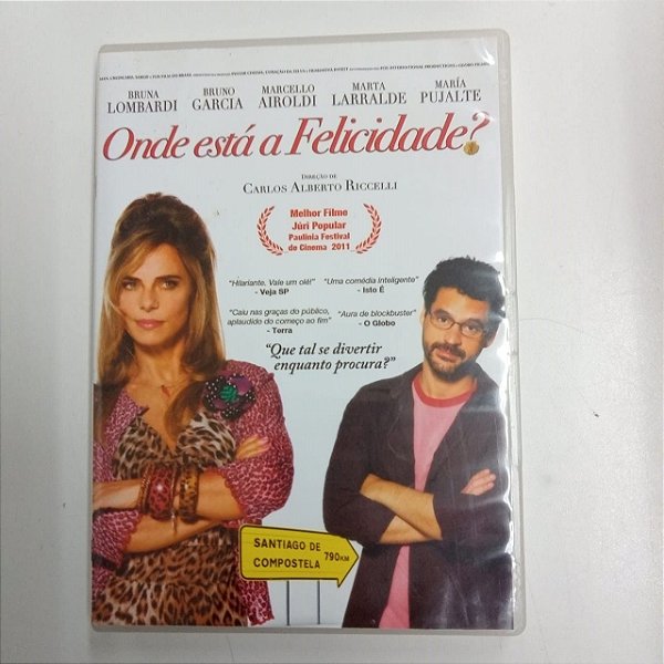 Dvd onde Está a Felicidade Editora Carlos Alberto Riccile [usado]