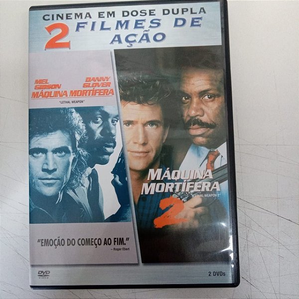 Dvd 2 Filmes de Ação - Maquina Mortifera 1 e 2 Editora Richard Donner [usado]