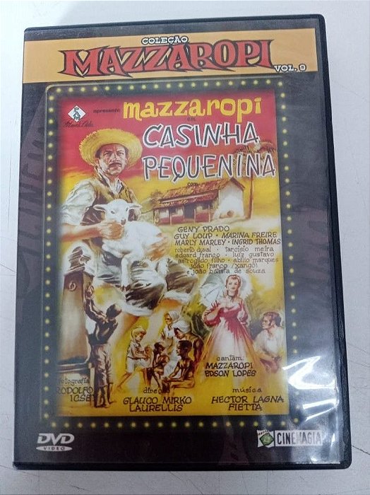 Dvd Mazzaropi - Casinha Pequenina Vol.9 Editora Glauco Mirko [usado]