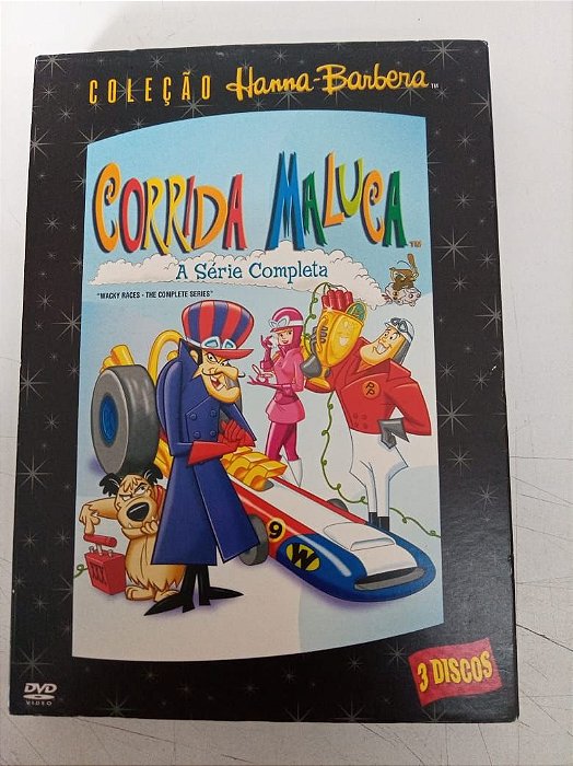 Dvd Corrida Maluca - a Série Completa Box com Tres Dvds Editora Warner [usado]