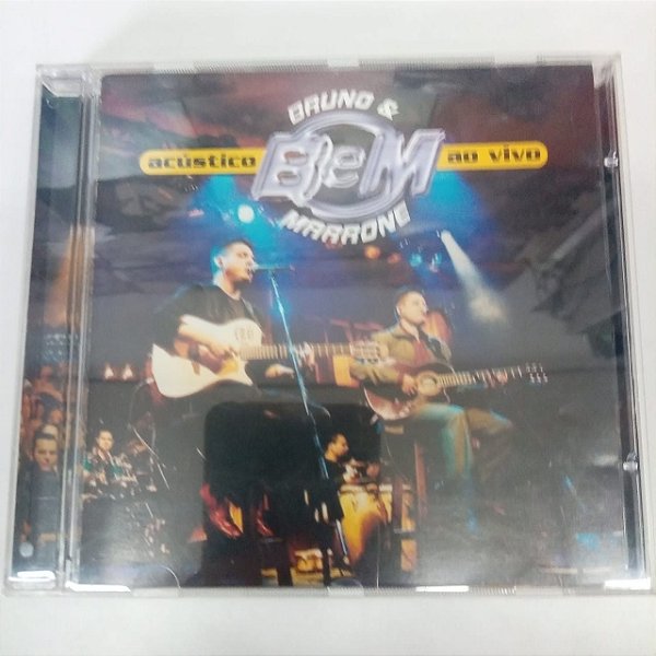 Cd Bruno e Marrone Acústico ao Vivo Interprete Bruno e Marrone [usado]