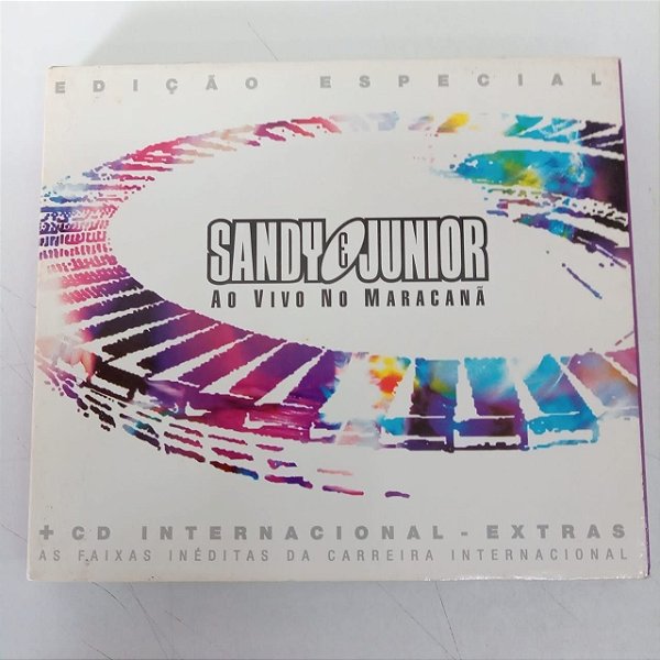 Cd Sandy e Junior - ao Vivo no Maracanã Album Dom Dois Cds Interprete Sandy e Junior [usado]
