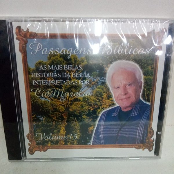 Cd Passagens Bíblicas com Cid Moreira Vol.15 Interprete Cid Moreira [novo]