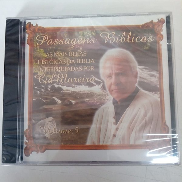 Cd Passagens Bíblicas com Cid Moreira Vol.5 Interprete Cid Moreira [novo]