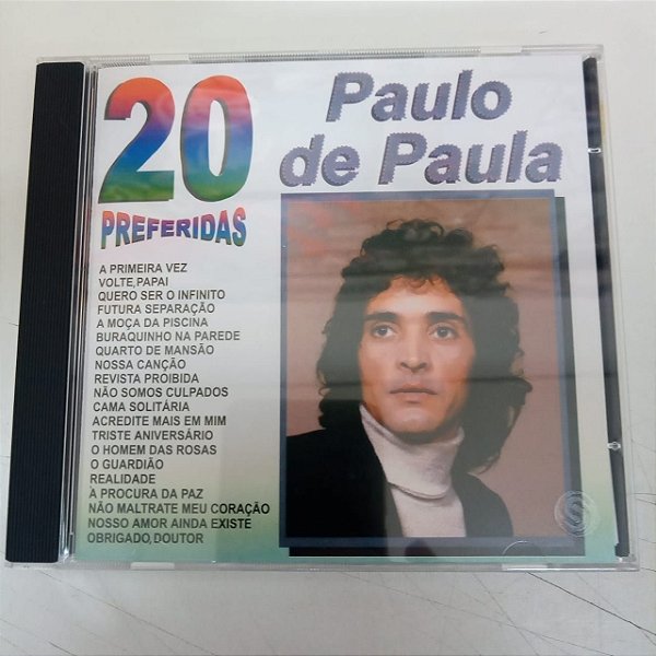 Cd Paulo de Paula - 20 Preferidas Interprete Paulo de Paula (1997) [usado]