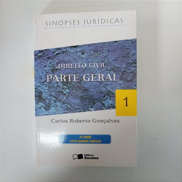 Livro Direito Civil - Parte Geral Autor Gonçalves, Carlos Roberto (2008) [usado]