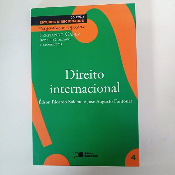 Livro Direito Internacional Autor Saleme, Edson Ricardo (2009) [usado]