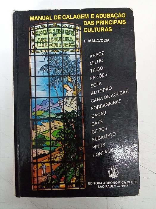 Livro Manual de Calagem e Adubação das Principais Culturas Autor Malavolta, E. (1987) [usado]