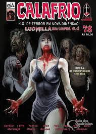 Gibi Calafrio Nº 78 H.q. de Terror em Nova Dimensão! Autor Ludmilla Uma Vampira na Sé- Matéria : os Quadrinhos de Star Trek (2022) [novo]
