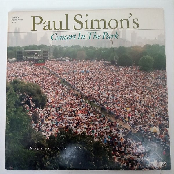 Disco de Vinil Laser Disc - Ld - Paul Simon´s /concert In The Park Interprete Paul Simon´s (1991) [usado]