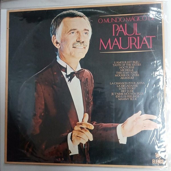 Disco de Vinil o Mundo Mágico de Paul Mauriat Interprete Paul Mauriat e Orquestra (1983) [usado]
