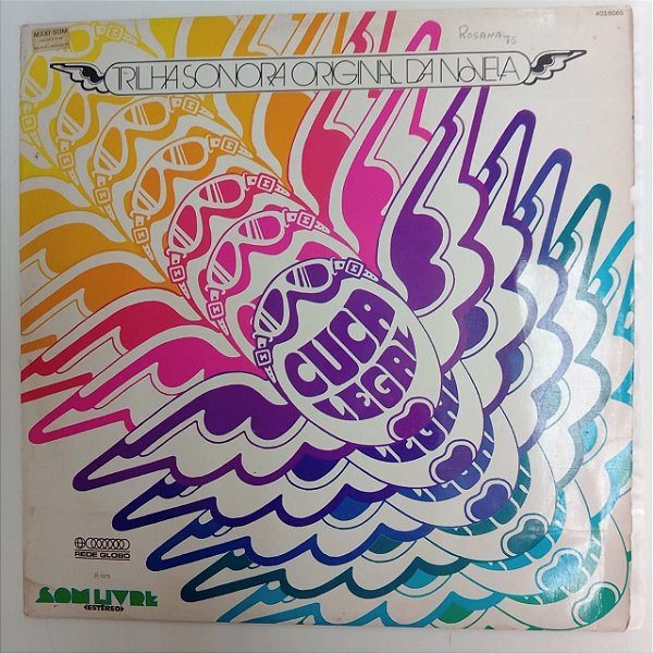 Disco de Vinil Cuca Legal - Trilha Sonora Nacional Interprete Varios (1975) [usado]