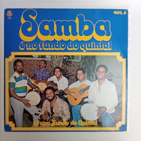 Disco de Vinil Grupo Fundo de Quintal Vol.2 Interprete Grupo Fundo de Quintal (1987) [usado]
